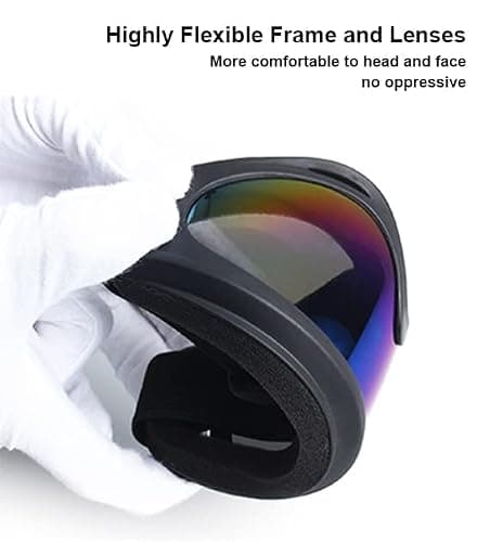 Ski Goggles with UV Protection & Soft Thick Foam, Unisex Winter Goggles for Men Women Adult Youth, Anti-Fog Anti-Scratch Lens — view 2