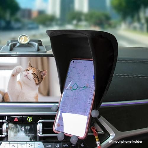 Phone Anti-Glare Sun Shade Cellphone Sun Shield Umbrella Cover For Car Outdoor Travel — view 5