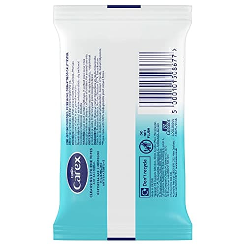 Carex Antibacterial Original Biodegradeable Wipes, Cleans, Cares and Protects, Bulk Buy, Pack of 10 x 15 Wipes — view 3