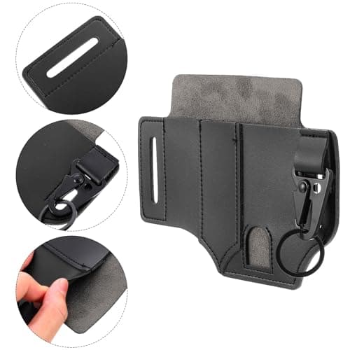 Retro Outdoor Tool Waist Bag Faux Leather Storage Pouch for Flashlights — view 6