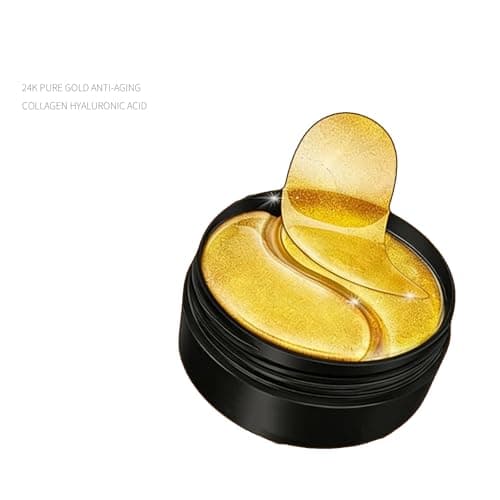 120 Pcs 24K Gold Under Eye Patches for Dark Circles and Puffy Eyes – Collagen Eye Mask for Anti-Aging and Hydrating Skincare — view 3