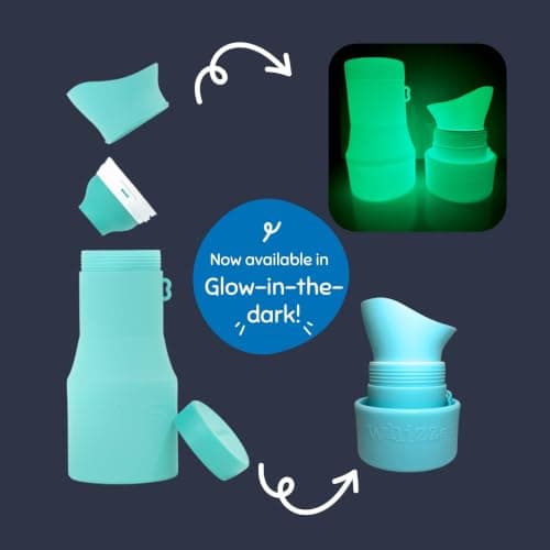 Whizzer™ - Discreet Portable Toilet for Adults - Seen on Dragons Den - Travel Essentials for Festivals, Camping, Caravans & Travel - Silicone Pee Bottle for Men & Women - Portable & Leakproof - 500ml — view 3