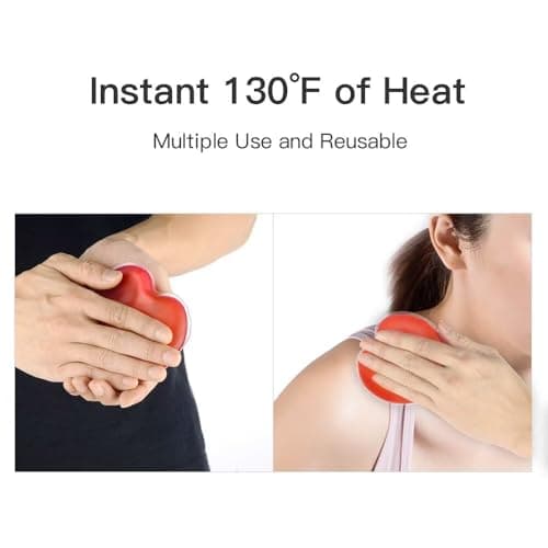 NWK Pack of 12 Reusable Instant Hand Warmer Gel Click Heat Packs — view 5