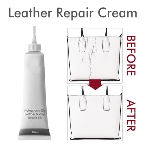 Bavokon 2 White Black Leather Repair Cream,Leather Repair Gel Kit,Car Leather Restorer Kit,Leather Repair Kit For Sofas,Leather Scratch Repair For Leather Car Seats,Sofas,Jackets,Bags,Belts,Suitcases — view 3