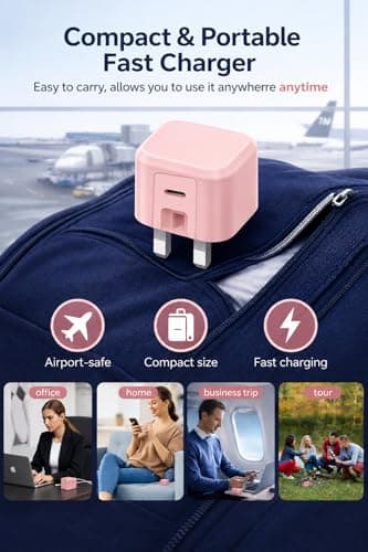 For iPhone 18 Pro Max 17 16 15 60W USB-C to C Charger Plug and Cable AVS — view 2