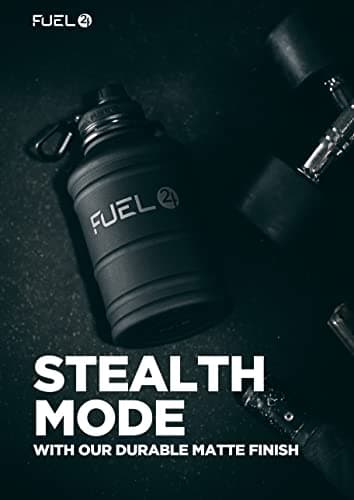 Fuel24 Stainless Steel Jug - 1.3 or 2.2 Litre Water Bottle - Extra Strong, BPA Free, Leak Proof - Large Gym Sports Bottle, 1.3L, 2.2L, Metal Bottle - Colour Options — view 4