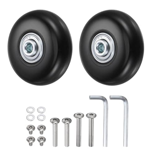HIPICCO Luggage Suitcase Replacement Wheels, 60x18mm Caster Repair Kit