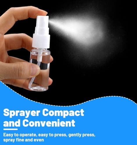 FRCTLNKG 8 Pack Mini Spray Bottle, Small Plastic Small Spray Bottle — view 5