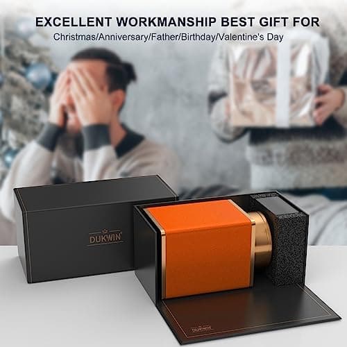 DUKWIN Single Watch Winder Box for 1 Automatic Watches Quiet Motor, 5 TPD — view 2