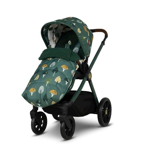 Cosatto Giggle 4 Travel System Everything Bundle | Pram, Pushchair, Carrycot & Tote, Infant Carrier Car Seat & Base | Birth-4 Years, i-Size Group 0 | Compact Fold, Footmuff, Bag, Raincover (Faraway) — view 3