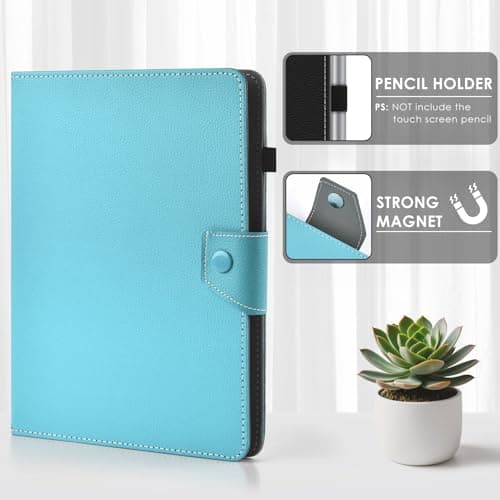KATUMO Folio Leather Universal Case for 9.6-11 Inch Tablet, Black — view 6