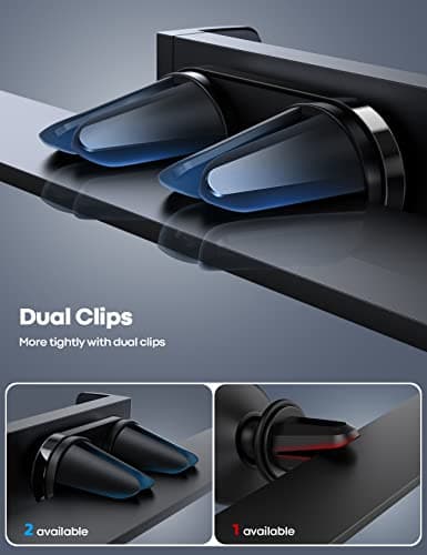 Lamicall Car Phone Holder, Universal Vent Mount - 360 Rotating Air Vent Cradle Stand for iPhone 17 16 15 14 Pro Max Plus Air, 13 12 Pro Max Mini, 11 Pro Xs XR X 8, Samsung S21, Mobile Phones - Black — view 4