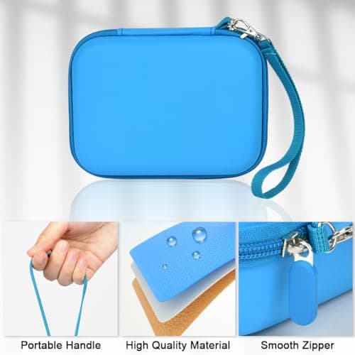 Ainiv Kids Instant Camera Case, Kids Camera Photo Paper Organizer, Blue — view 4