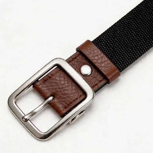 20Pcs Rubber Leather Belt Loop Keepers, Brown Black Replacement Belt Strap Retainers, Fix Extra Belts Holder for Men Women DIY Craft Accessories — view 5