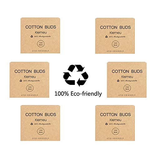 600 Bamboo Cotton Buds Biodegradable, Travel Size — view 3