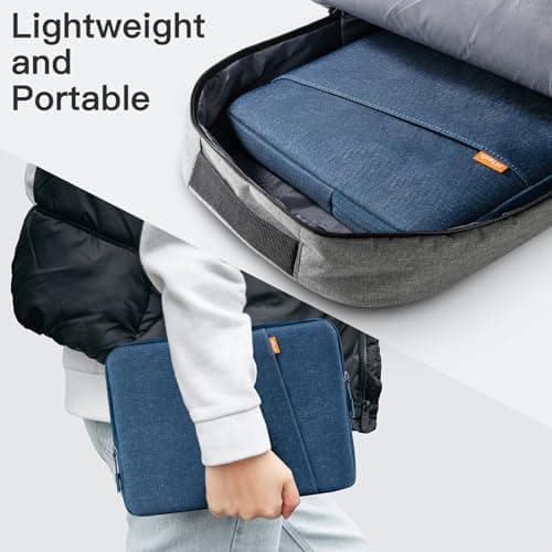 JETech Laptop Sleeve for 13-14 Inch Devices, Navy — view 6
