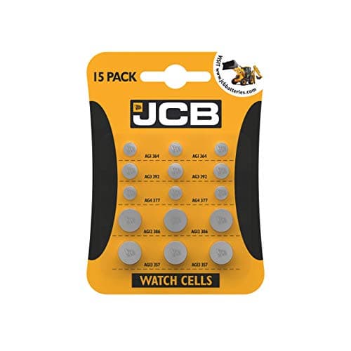 S9715 JCB Coin Cell Mix Batteries - Pack of 15