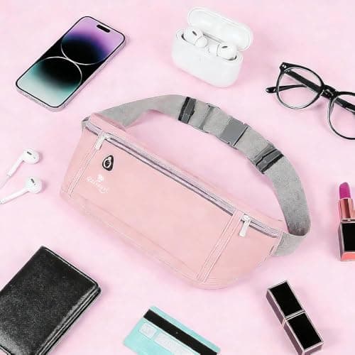 QZLSAYSL Running Belt, Pink Running Belt，Waterproof，Pink — view 6