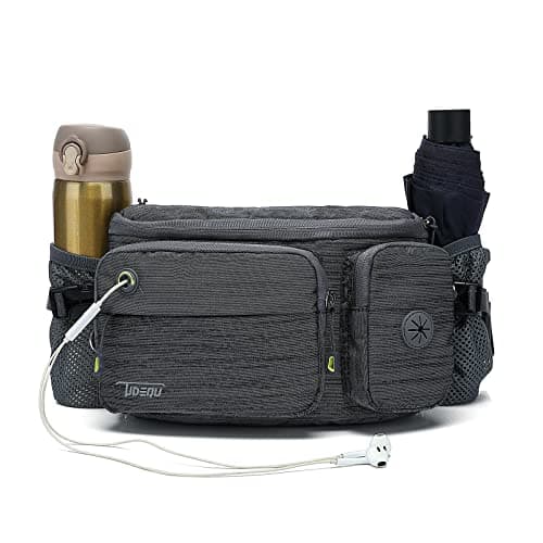 TUDEQU Large Hiking Waist Pack | Dog Walking Fanny Pack | Bum Bag for Men — view 4