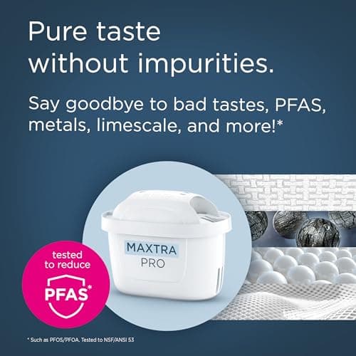 BRITA MAXTRA PRO Pure Performance Water Filter Cartridge - 6 Pack - Original BRITA Refill reducing impurities, Chlorine, PFAS, pesticides and limescale for tap Water with Better Taste — view 6
