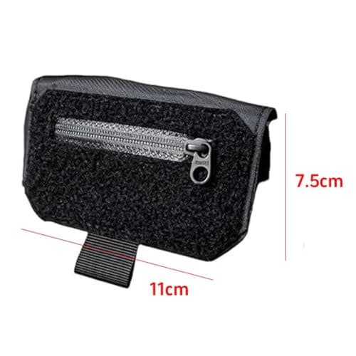 FiTspi Slim Belt Wallet, Concealed Retractable Quick Access Purse Storage Bag for Cash, Cards & ID, Undercover Hidden Blocking Travel Waist Pouch, Anti-Theft Wallets Bumbag for Men Women — view 5