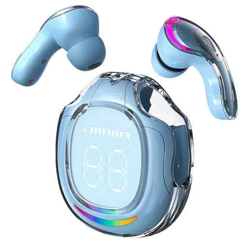 xctopest TWS AI Language Translator Earbuds Real Time, Supports 144 Languages, Earphone 3-in-1 Accents，Headphones Language Earbud Translators Bluetooth & APP for Travel, Business, and Learning（Blue）