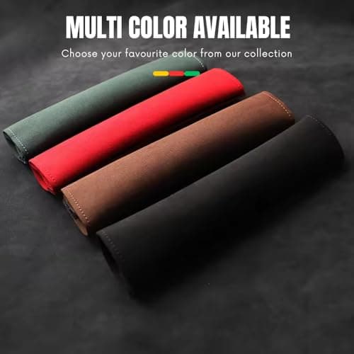 ONESAVE Car Seat Belt Pad Cover Kit, 2-Pack Soft Car Safety Car seatbelt comfort pads Seatbelt covers Seat belt pads for adults Seat belt pads for kids Car travel accessories(Black Regular Seat Cover) — view 6