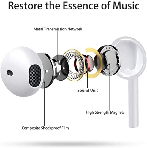 2Pack USB C Headphones for iPhone 16, Type C Wired Earbuds with Mic & Volume Control, HiFi Stereo Noise Cancelling Earphones Wired for iPad Pro iPhone 17/16/15 Pro Max/Plus, Samsung Galaxy S23/S22/S21 — view 3