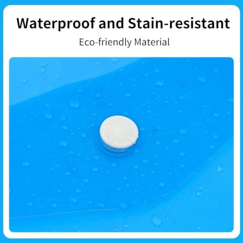 10 Pack A4 Folders with Snap Button and Label Pocket, 18C Thick Plastic Document Envelopes Waterproof, Assorted Colours Transparent File for School Office Travel — view 4