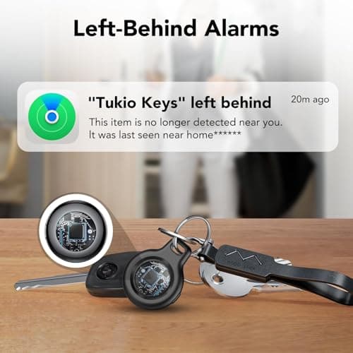 Tukio Air Tracker Tag-1 Pack [MFi Certified] for Apple Find My (iOS Only) — view 5