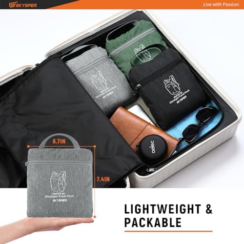 SKYSPER 10L Hiking Backpack Lightweight Packable Back Pack Small Travel Daypack for Women Men Foldable Outdoor Rucksack — view 5
