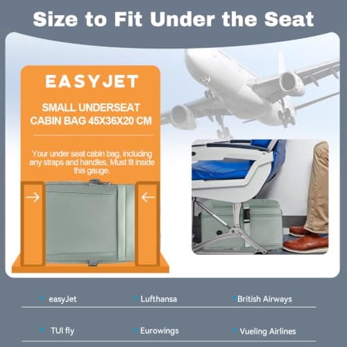 Xkdoai 30L for Easyjet Cabin Bag 45x36x20 Underseat Backpack Hand Luggage — view 2