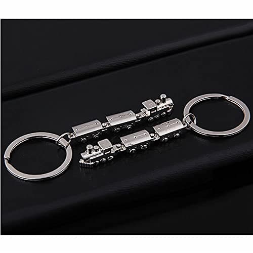 ARFUKA Keyring Cool Mini Train Model Alloy Keychain Metal Key Chain Keyring, Christmas/Birthday Gift for Men and Women — view 3