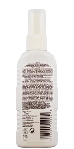 Malibu Sun SPF 20 Sun Lotion Spray with Shea Butter Extract, Moisturising Sunscreen Spray for Body, Lightweight Hydrating Sun Cream, Water Resistant Vitamin Enriched, 100ml (Pack of 2) — view 2