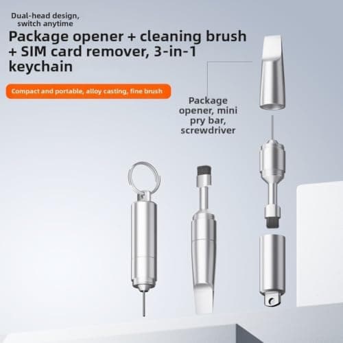 Aurumium Aluminum Alloy Multi Tool Keyring for Daily Use(Orange) — view 4