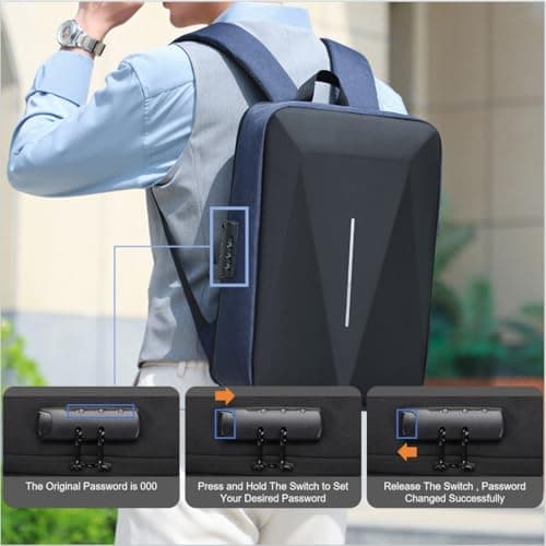 HFLZBRO Bag for Starlink Mini - Storage Bag Case for Starlink Dish and All Accessories - Anti-theft Water-resistant Backpack (BLACK) — view 5