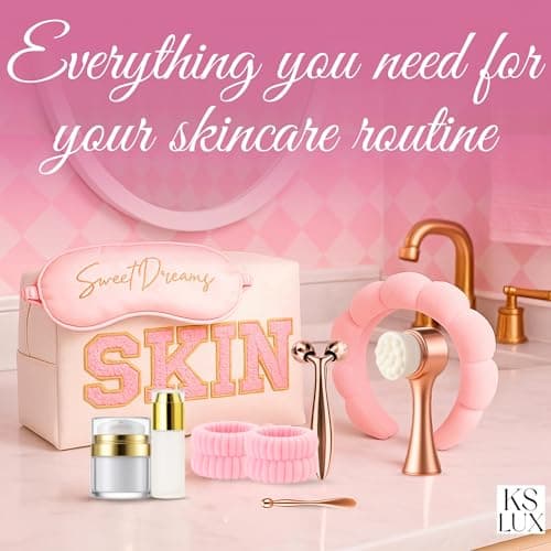 Skin care gift sets for women, preppy skin care for teenage girls, skincare gift set for women, korean skincare set for teenagers girls, beauty gifts sets for women, preppy stuff for girl, KS LUX — view 2