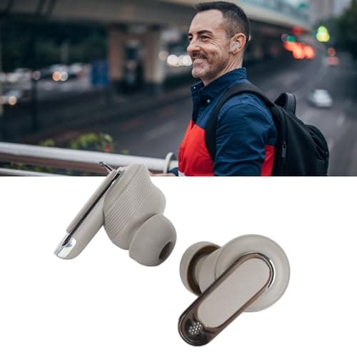Language Translator Earbuds, Bluetooth 5.3 Translation Device with 120 Hours Standby Time, 4 Modes, 74 Languages 70 Accents Online Voice Translator for Travel (Champagne Gold) — view 6