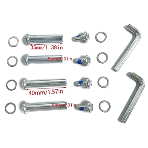 LOTOWELZON Luggage Suitcase Inline Skate Replacement Wheels OD80xID8xW24mm — view 5