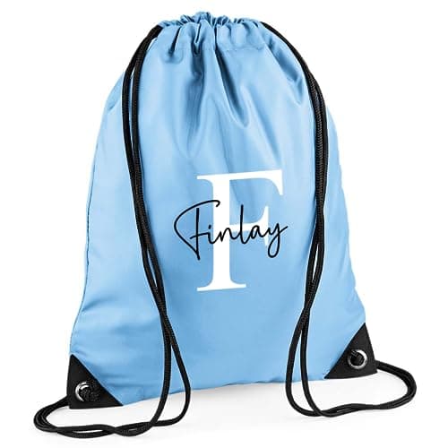 Chicken Craft Customisable Personalised Drawstring Bag - Ideal PE Kit, Gym, and Swimming Bag for Boys, Girls, Kids in Nursery and Primary School, Available with Monogrammed Initial and Name — view 4