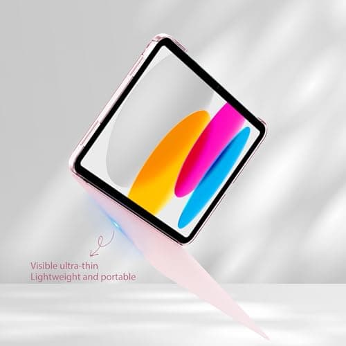 EasyAcc Case for iPad (A16) 11th/10th Generation 2025/2022, Light Pink — view 5