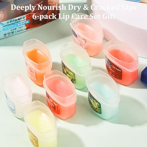 Mini Lip Balm Set, Lip Balm Multipack, Moisturising Lip Care, Travel Size — view 5