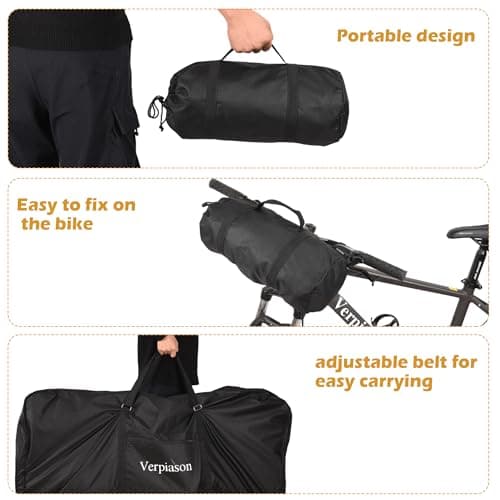 Verpiason Folding Bike Carry Bag for 26-29 inch Folding Bike MTB Road Bike Transport Carrying Case — view 5