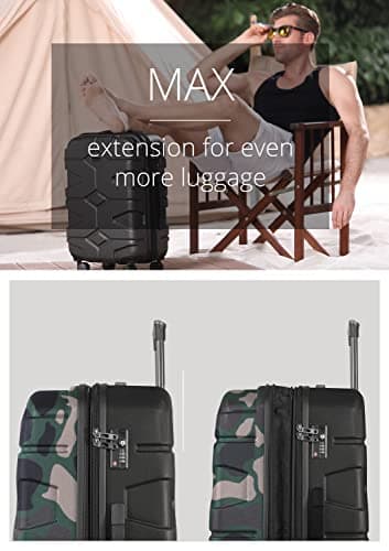 Hauptstadtkoffer - X-Kölln - Luggage Suitcase Hardside Expandable Trolley 4 Wheel Spinner, TSA Lock, 76 cm, 120 Liter, Camouflage — view 6