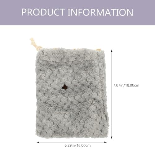 Hamster Carrier Portable Wool Travel Bag Drawstring for Hamster — view 2