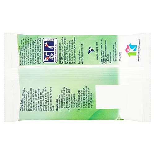 Dettol Antibacterial Hand Wipes, Fresh Scent (9 x 15) 135 — view 4