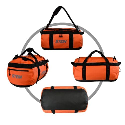 Heavy Duty Kit Bag 40L Orange – PVC Tarpaulin Water-Repellent Holdall for Professional Work & Travel – STEIN Metro — view 2