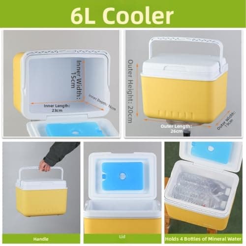 24H Thermal Cooler Box 15L for Fishing Trips(6L) — view 5