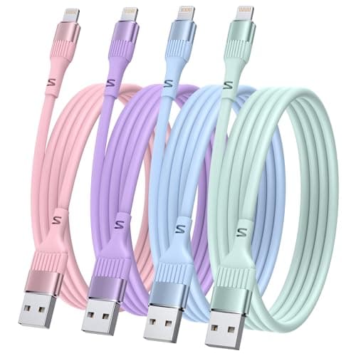 Ankoda iPhone Charger,4Pack 6FT/1.8M MFi Certified iPhone Charger Cable