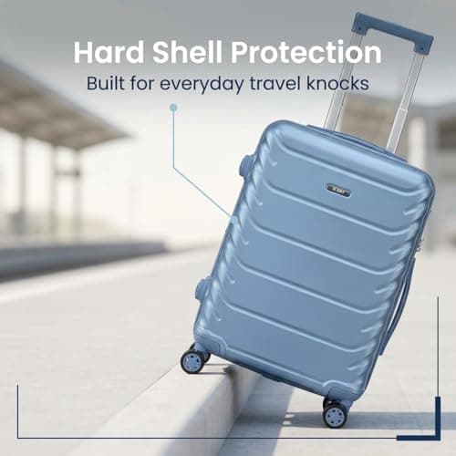 CMY Suitcase 20 Inch Cabin Hard Shell Lightweight ABS Carry-On Luggage — view 4